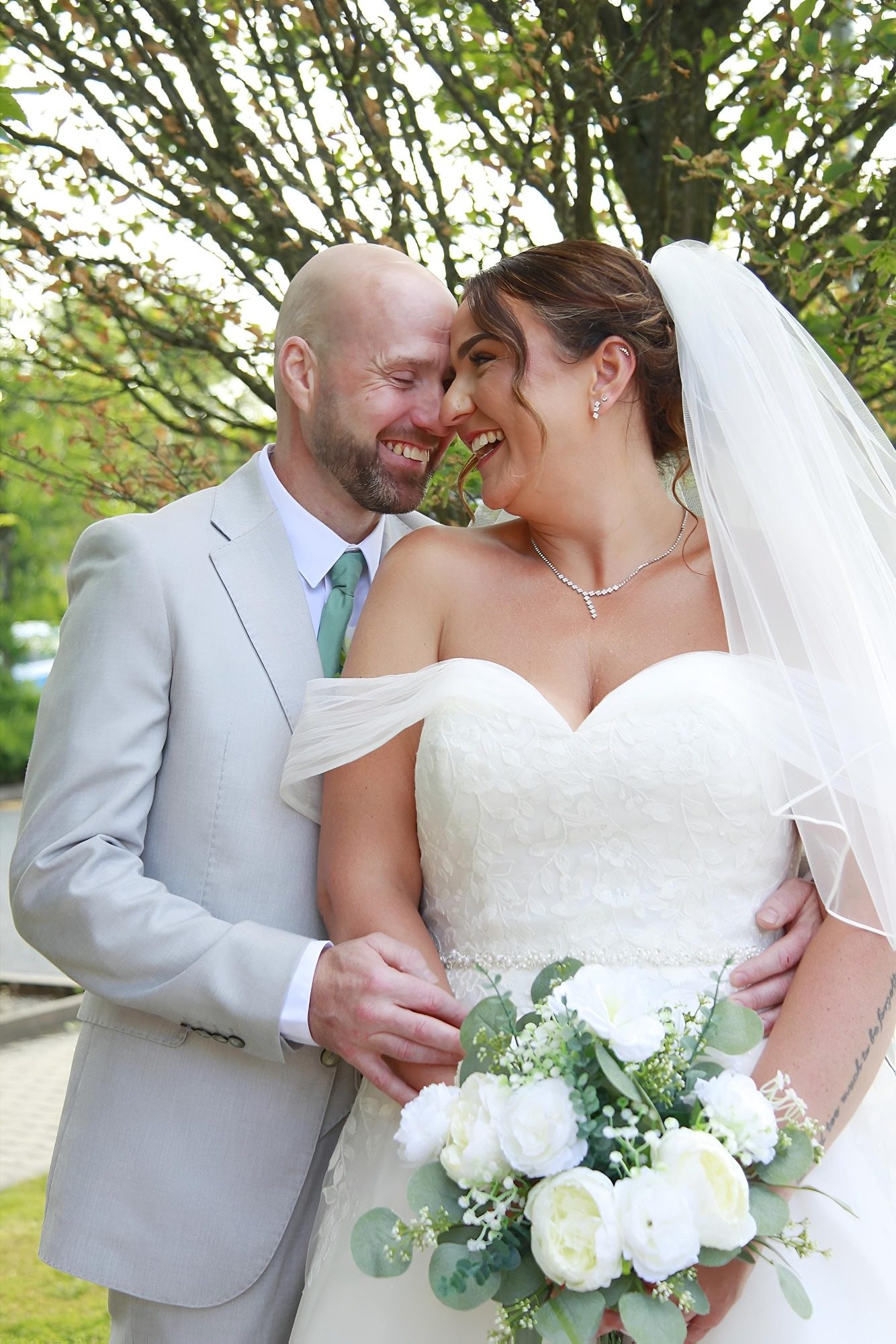 Bride & Groom at The Village Hotel Dudley Bride and groom at The Village Hotel, Dudley photographed by Wolverhampton wedding photographer Sarah Ratcliffe