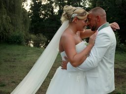 Bride & groom landscape photo Brockencote Hall Hotel, Stourbridge Photographed by Bilston photographer Sarah Ratcliffe